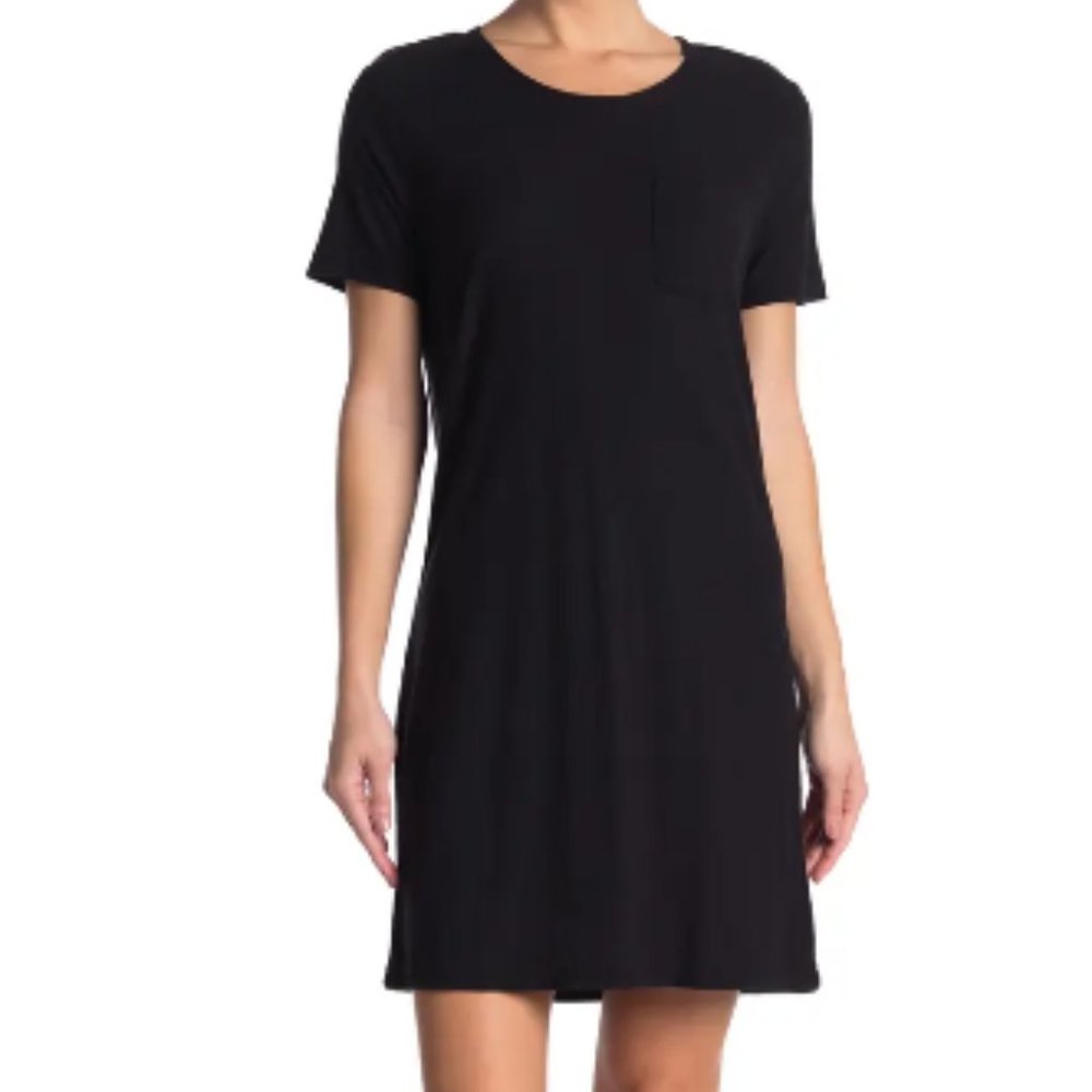 NWT Crew Neck T-Shirt Dress JAMES PERSE IN WHITE